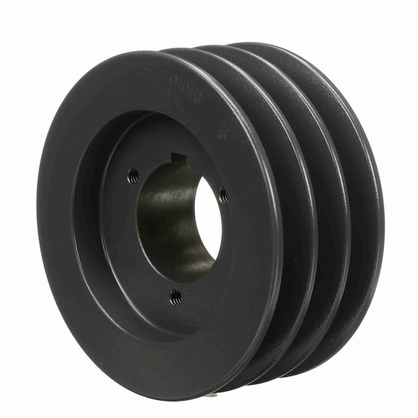 3 Groove Cast Iron Bushed Bore Multiple Sheave, 3TB52